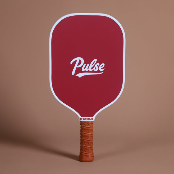 Fibreglass Pickleball Paddle Pulse Pickleball, 14mm edge thickness, added texture, designed in Sydney